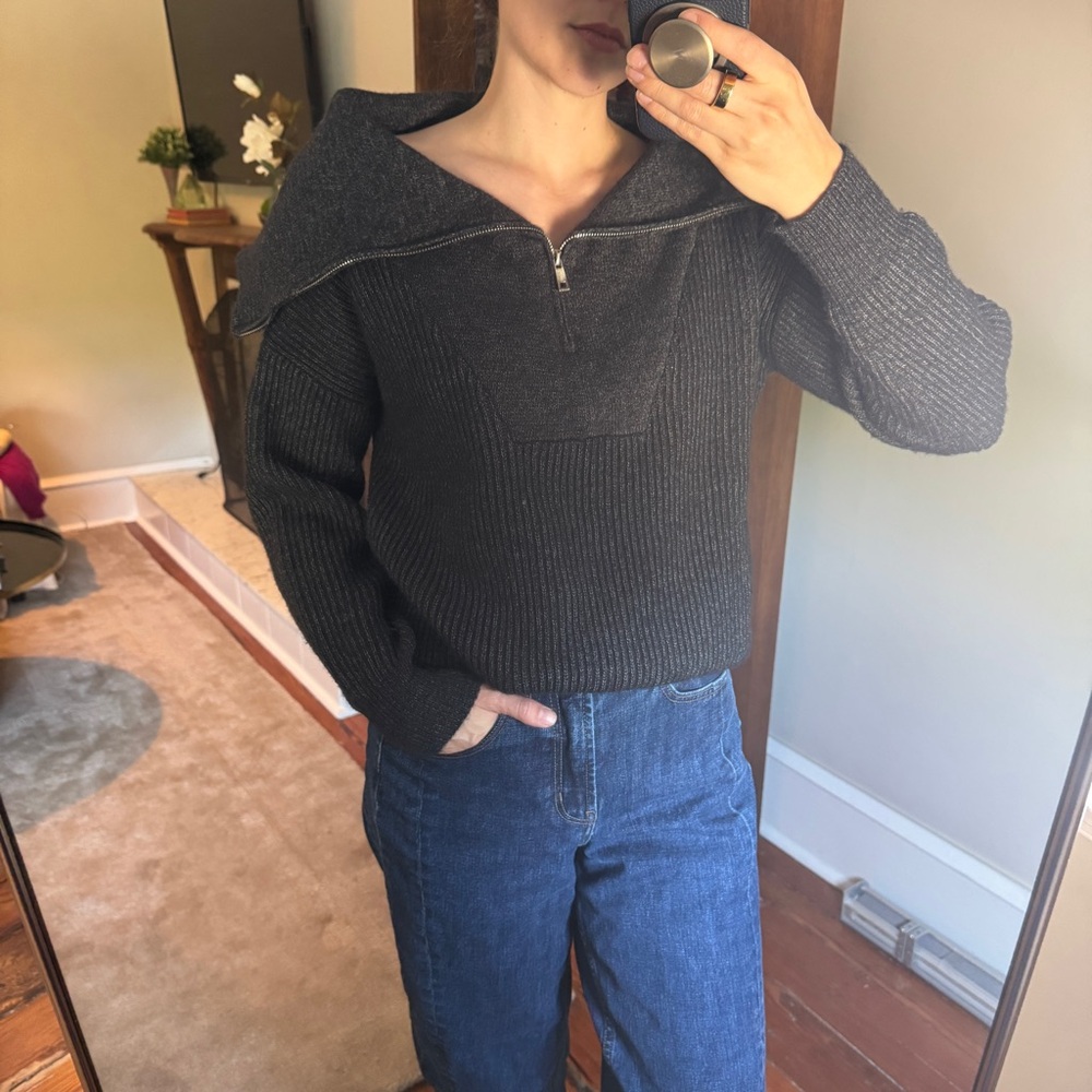 Lili Sidonio Zip Turtleneck Sweater